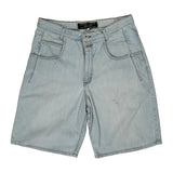 Guess Denim Shorts - 32W 10L Light Wash Cotton