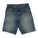 Southpole Denim Shorts - 38″ Waist Blue Denim