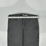 Carhartt Trousers - 32W 24L Grey Cotton