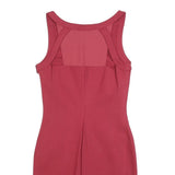 GUESS Womens Red Cotton Blend Bodycon Dress Sleeveless Short Size S Zipper