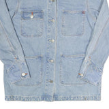 BDG Womens Blue Denim Button Cotton Jacket L Casual Classic Lightweight