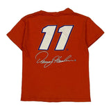 Nascar Graphic T-Shirt - Small Orange Cotton