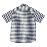 CARHARTT Mens Blue & White Check Shirt L Cotton Blend Casual Workwear Relaxed