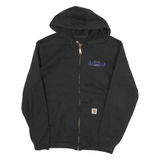 CARHARTT Mens Black Zip Up Hoodie M City Of Airdrie Arena Operations Workwear