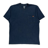 Dickies T-Shirt - Large Navy Cotton