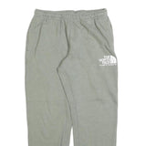 THE NORTH FACE Womens Joggers Grey Regular Tapered L W30 L28 Logo Print Cotton