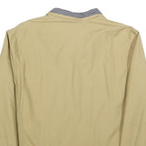TIMBERLAND Mens Beige Cotton Blend Zip Jacket XL Plain Lightweight Workwear