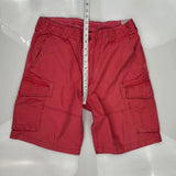 Polo By Ralph Lauren Cargo Shorts - 30W 9L Red Cotton