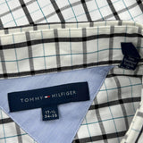 Tommy Hilfiger Checked Shirt - XL Black Cotton