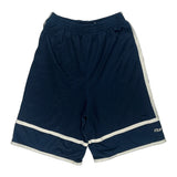 Reebok Sport Shorts - Large Blue Polyester