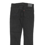 LEVI'S Mens Black Slim Jeans Denim W30 L28 Zip Classic Stylish Casual