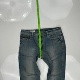 Unbranded Boot Cut Jeans - 33W 31L Blue Cotton Blend