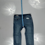 True Religion Slim Fit Jeans - 28W UK 8 Blue Cotton