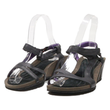 TEVA Strappy Sandals Black Leather Womens UK 6