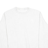 CHAMPION REVERSE WEAVE Mens White Crew Neck L Cotton Blend Pullover Sweatshirt