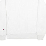 CHAMPION REVERSE WEAVE Mens White Crew Neck L Cotton Blend Pullover Sweatshirt