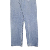 LEVI'S 501 Mens Jeans Blue Regular Straight Denim Medium W33 L30 Classic Button