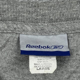 Reebok T-Shirt - Large Grey Cotton Blend