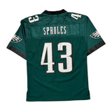 Philadelphia Eagles Nfl Nfl Football Jersey - Small Green Polyester