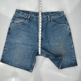 Wrangler Denim Shorts - 36W 9L Blue Cotton