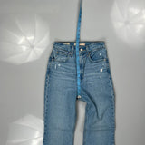 Levis Flared Jeans - 22W UK 2 Blue Cotton
