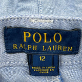 Age 12 Polo By Ralph Lauren Chino Shorts - Mediumw 9L Blue Cotton