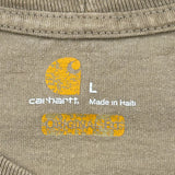 Carhartt T-Shirt - Large Brown Cotton