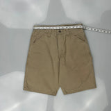 Wrangler Carpenter Shorts - 29W 10L Khaki Cotton