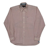 Tommy Hilfiger Checked Shirt - Small White Cotton
