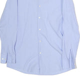 BOSS HUGO BOSS Mens Blue Shirt M Cotton Formal Long Sleeve Button Collar