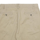 NAUTICA Mens Shorts Beige Casual Plain L W34 Chino Cotton Summer