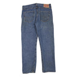 LEVI'S 501 Mens Regular Blue Denim Button Regular Fit Jeans W34 L30 Classic