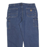 CARHARTT Mens Jeans Blue Relaxed Straight Denim Medium W42 L32 Workwear Utility