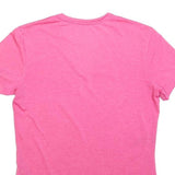 JACK WOLFSKIN Womens Pink T-Shirt S Short Sleeve V-Neck Lightweight Sport