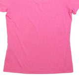 JACK WOLFSKIN Womens Pink T-Shirt S Short Sleeve V-Neck Lightweight Sport