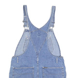 CALVIN KLEIN JEANS Womens Blue Denim Dungarees Loose Cotton L W36 L5 Stylish