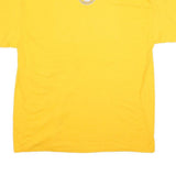 GILDAN Mens Yellow Western University Basketball T-Shirt XL Short Sleeve Crew