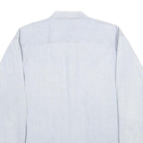 AUTHENTIC GFC Mens Light Blue Cotton Shirt 2XL Button Down Casual Lightweight