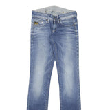 G-STAR Womens Slim Blue Denim Light W26 L33 Jeans Zip Classic