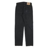 LEVI'S 612 02 Mens Jeans Black Regular Straight Denim W32 L32 Zip