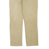 CARHARTT Mens Jeans Beige Regular Straight Denim W36 L32 Zip Cotton Blend