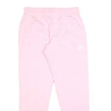 NIKE Womens Joggers Pink XL W28 L28 Cotton Blend Slim Tapered Casual Wear