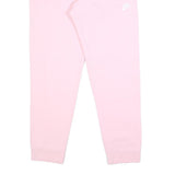 NIKE Womens Joggers Pink XL W28 L28 Cotton Blend Slim Tapered Casual Wear