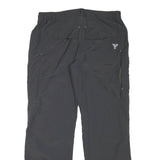 JACK WOLFSKIN Womens Polyester Blend Black Regular Fit Trousers W30 L28 Outdoor