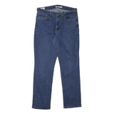 LEVI'S Womens Blue Regular Fit Straight Denim Medium W32 L29 Jeans Zip Closure