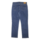 LEVI'S Womens Blue Regular Fit Straight Denim Medium W32 L29 Jeans Zip Closure