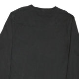 CARHARTT Mens Black Pocket T-Shirt Long Sleeve Crew Neck S Workwear Casual