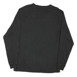 CARHARTT Mens Black Pocket T-Shirt Long Sleeve Crew Neck S Workwear Casual