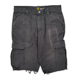 Carhartt Cargo Shorts - 32W 11L Grey Cotton Blend