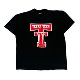 Texas Tech Red Raiders Fruit Of The Loom College T-Shirt - XL Black Cotton